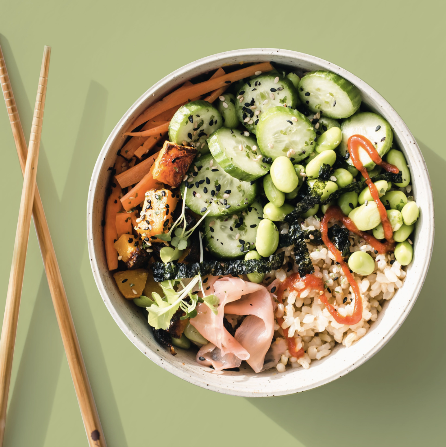 Easy Vegan Poke Bowl With Chickpeas – Get Set Vegan