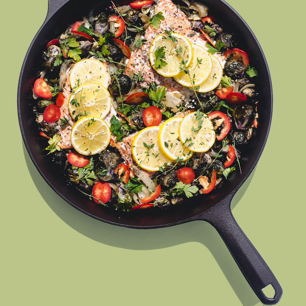 Cast-Iron Skillet Fried Trout with Herbs