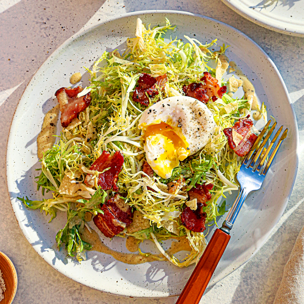 Bobby Flay S Frisee Salad With Bacon Mustard Vinaigrette Misfits Market Blog