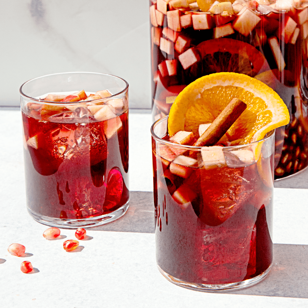 Winter Sangria with citrus & pomegranate