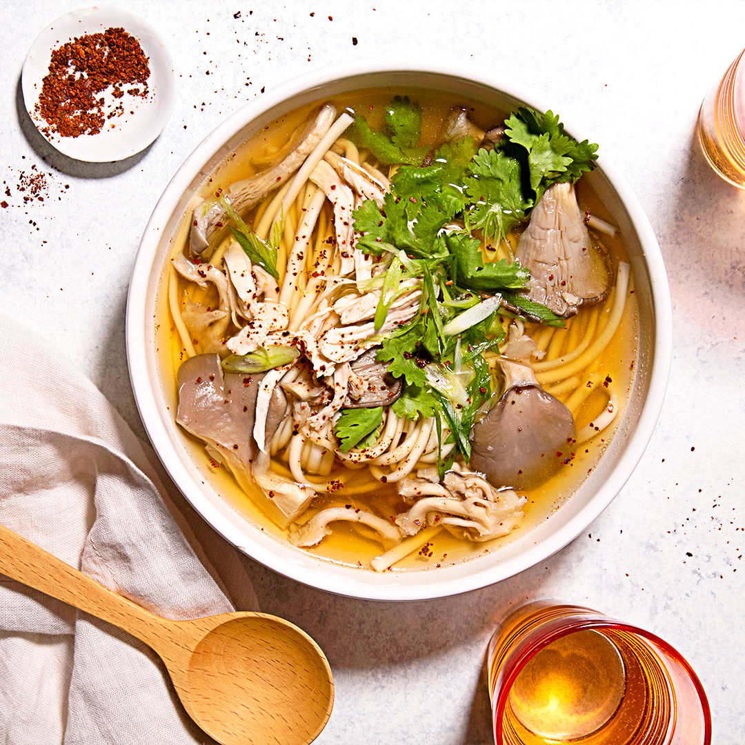 Chicken and Mushroom Noodle Soup - Misfits Market