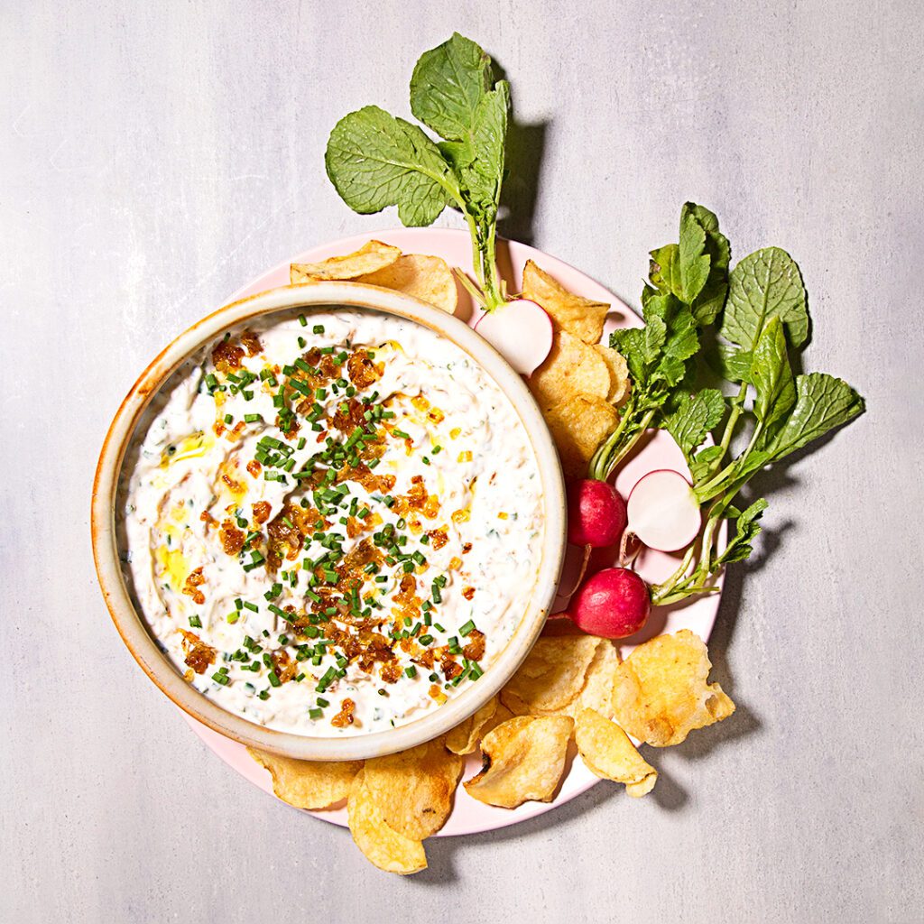 Caramelized Shallot and Chive Yogurt Dip - Misfits Market