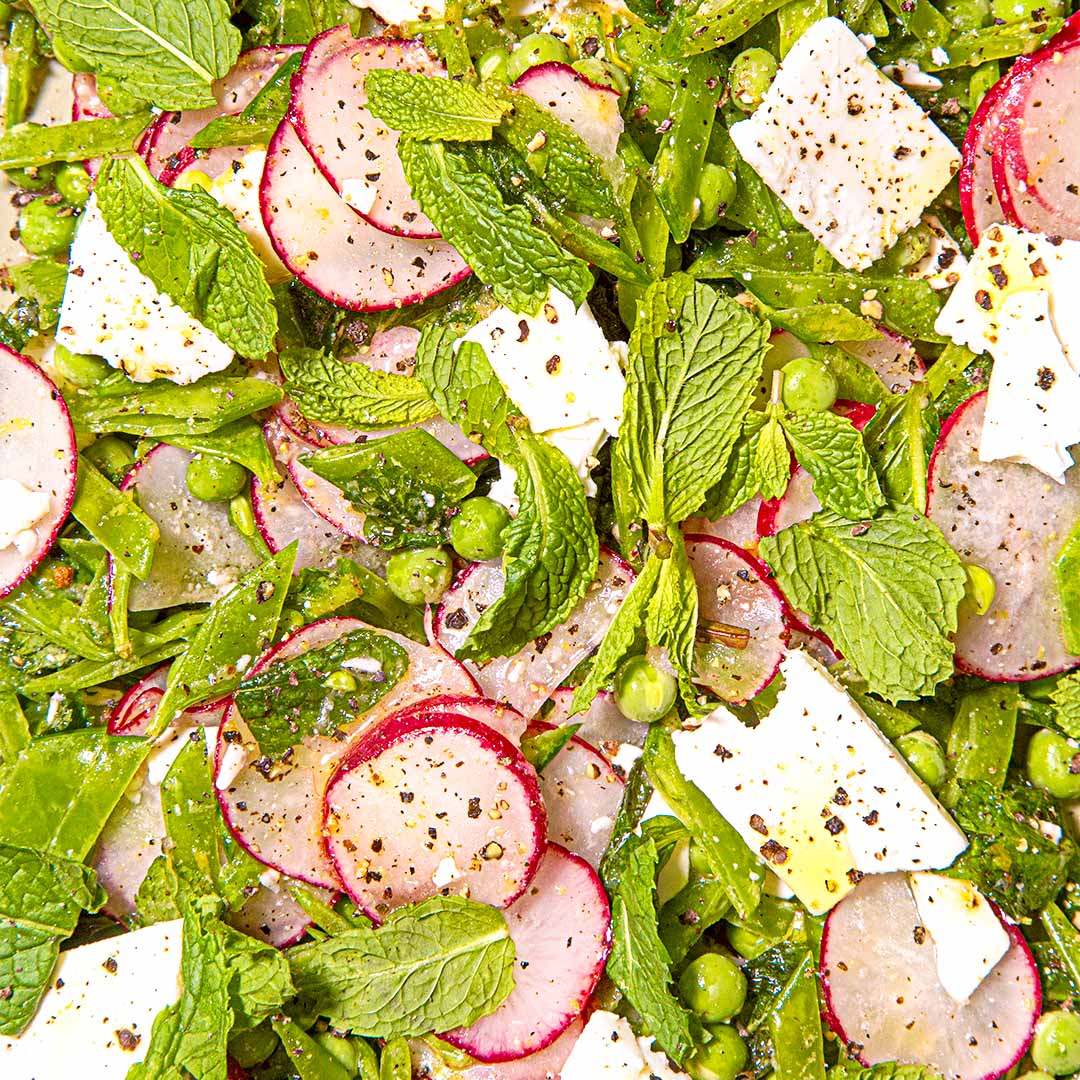 Sugar Snap Pea Salad With Radishes, Mint and Ricotta Salata Recipe - NYT  Cooking