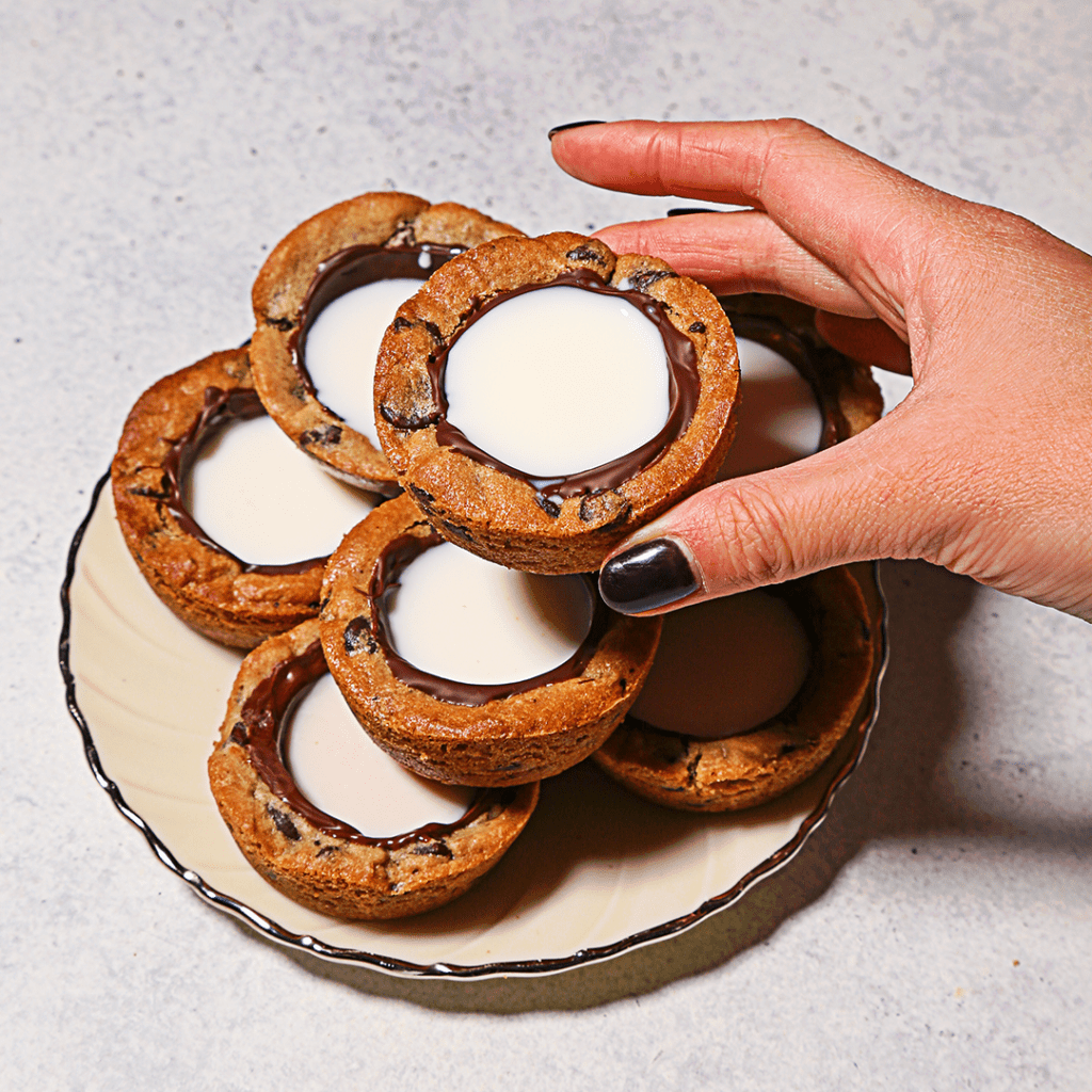 How to Make Edible Milk-and-Cookies Shot Glasses