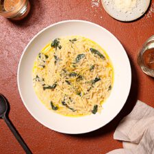 Lemon Spinach Orzotto-image