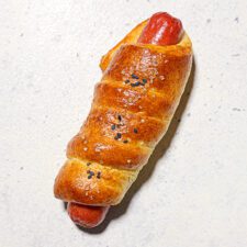 Pretzel-Wrapped Hot Dogs-image