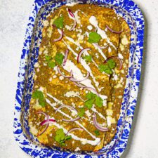 Chicken Enchiladas with Roasted Green Bell Pepper Sauce-image