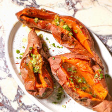 Roasted Sweet Potatoes with Date Butter-image