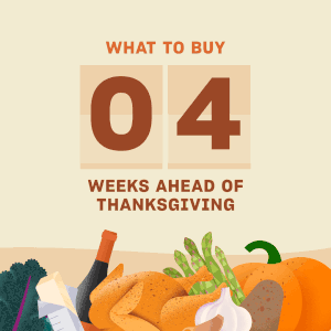 What to Buy Each Week for a Stress-Free Thanksgiving - Misfits Market